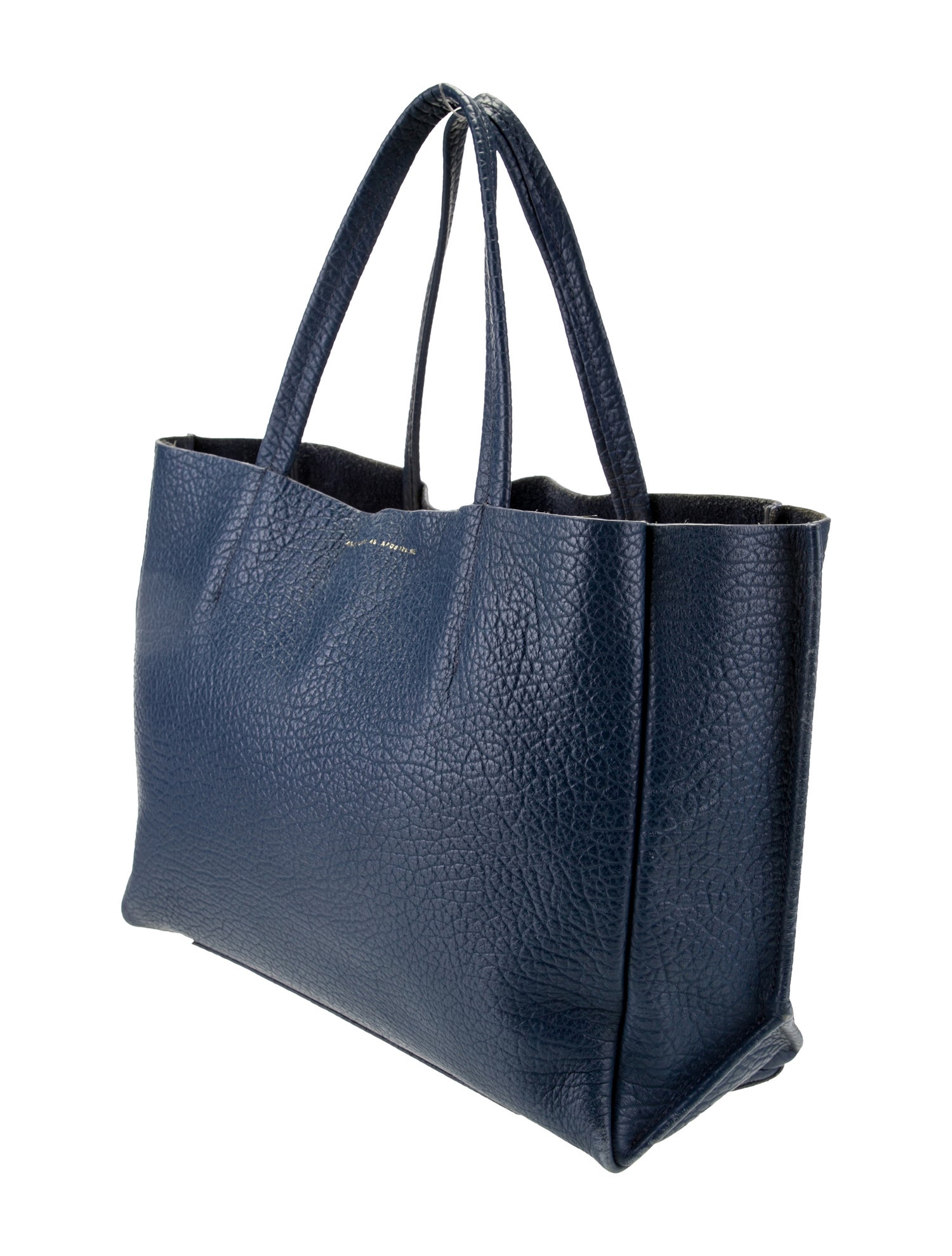 Ampersand As Apostrophe Leather Tote